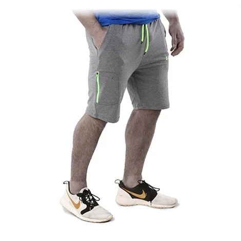 RIPT - Mens Slimfit Tech Line Shorts - Grey Marl - Image 2