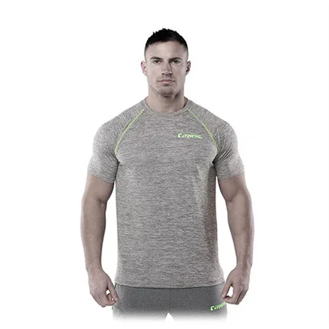 RIPT Mens Slimfit TL T-shirt - Charcoal / Grey / Blue - Image 2